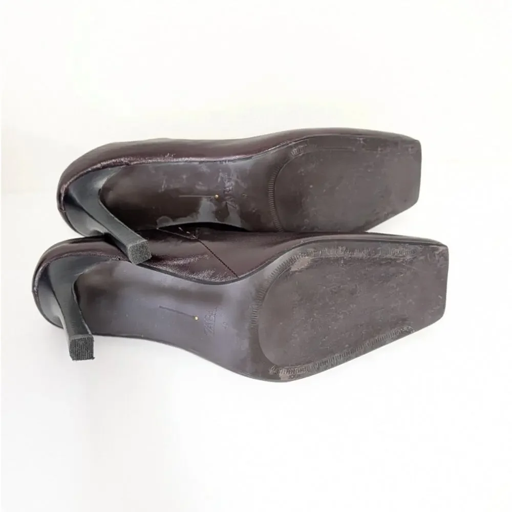 Zara leather mules